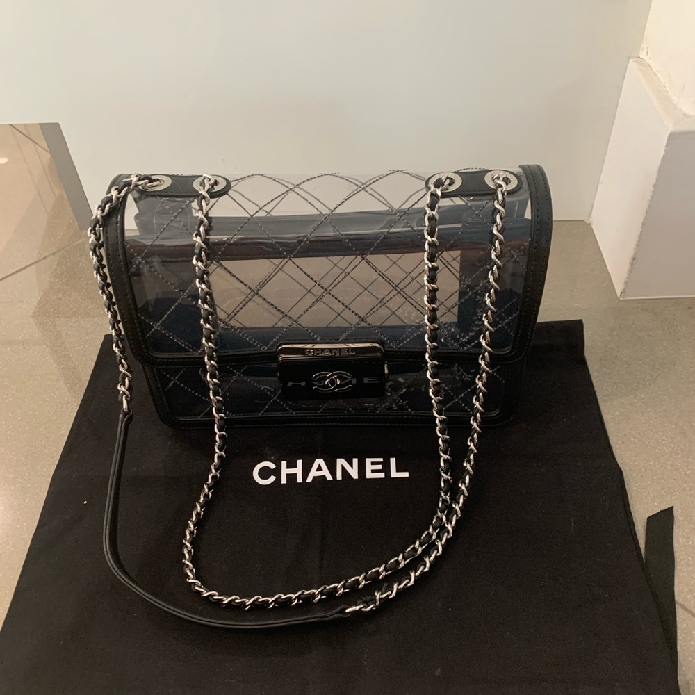 Chanel PVC Quilted Lambskin Bag